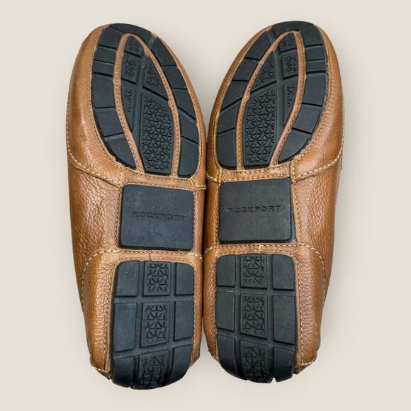 Rockport Walkability Driver Moccasin Penny Loafers Shoes Mens 10M Brown Leather main image 8